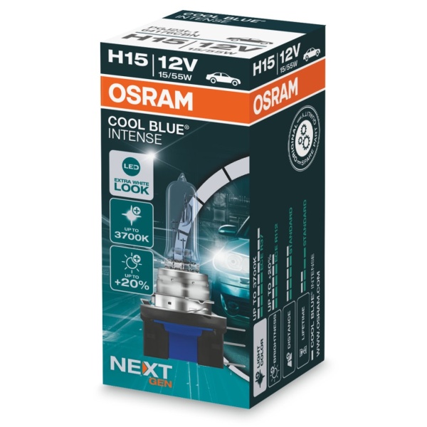 Bec Osram H15 12V 55/15W PGJ23T-1 Cool Blue Intense NextGen 64176CBN